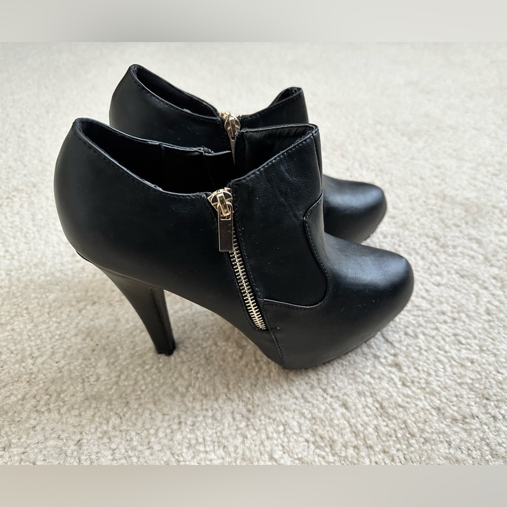 Ankle high heel boots